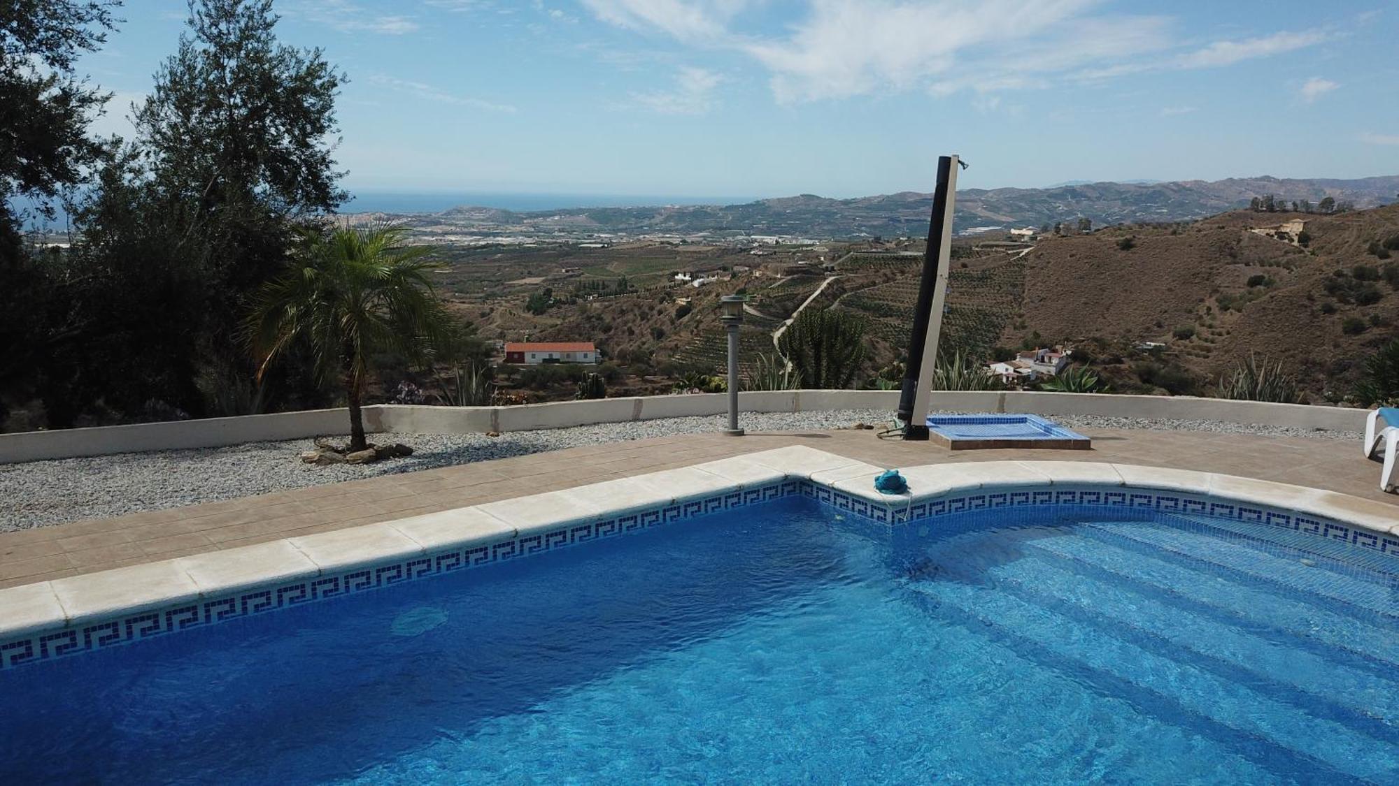 Villa Camakini With Heated Pool And Sea View Arenas  Exterior photo